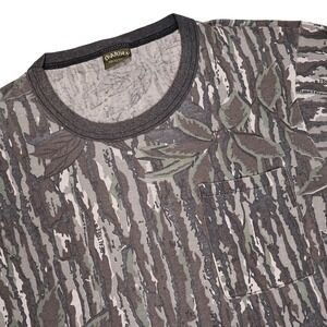 VINTAGE SPARTAN Men's L Realtree Trebark‎ Camo Crewneck T-Shirt Made in USA